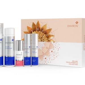 Environ Festive Kit containing Youth Essentia products and Free HA Intensive Hydrating SerumSerum